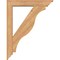 Ekena Millwork Funston Traditional Smooth Bracket w/ Offset Brace, Western Red Cedar, 5 1/2"W x 28"D x 36"H BKT0604X28X36FST01SWR - alternate 3